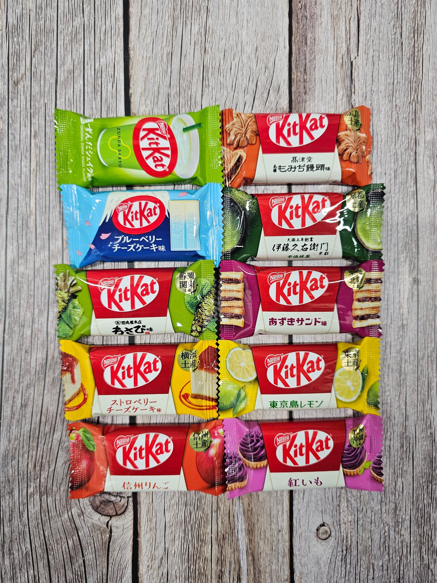 Japan Exclusive KitKat Sampler of 10 Exquisite Flavors