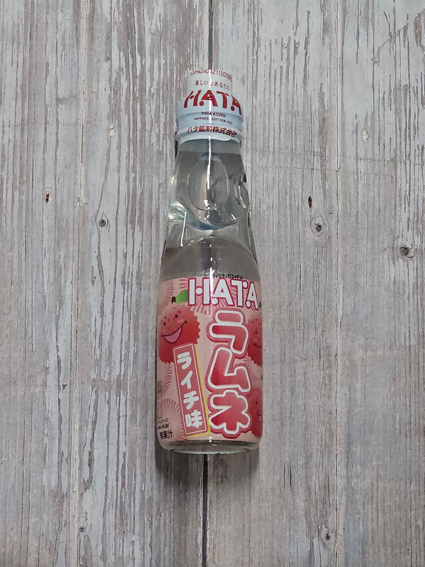 Ramune Soda Japanese Drink - HATA Lychee (Japan)