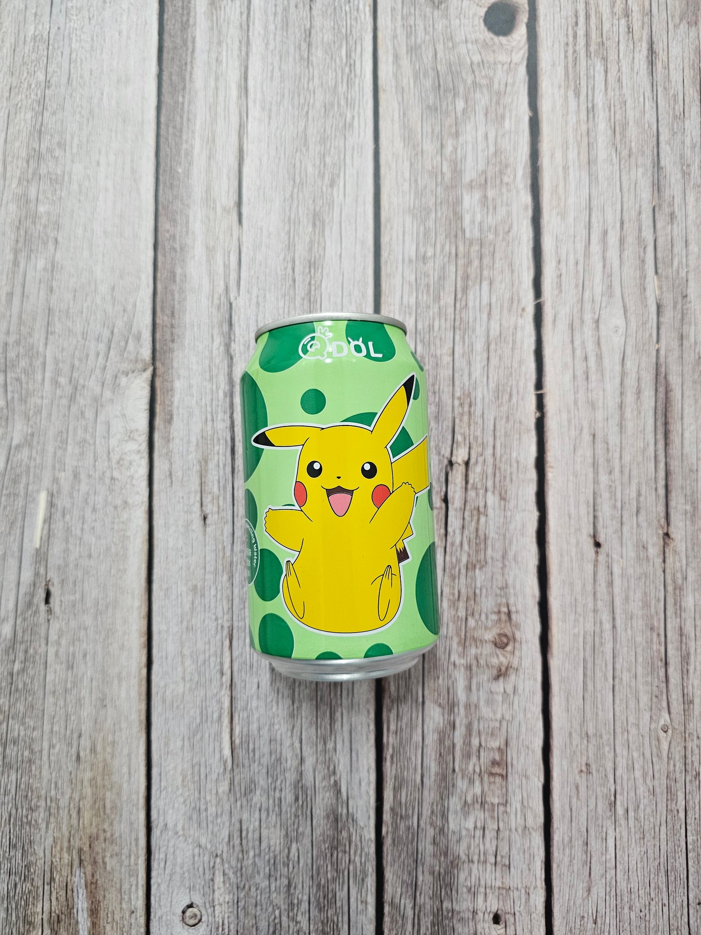 Qdol Pokemon Pikachu Sparkling Drink - Lime [China]
