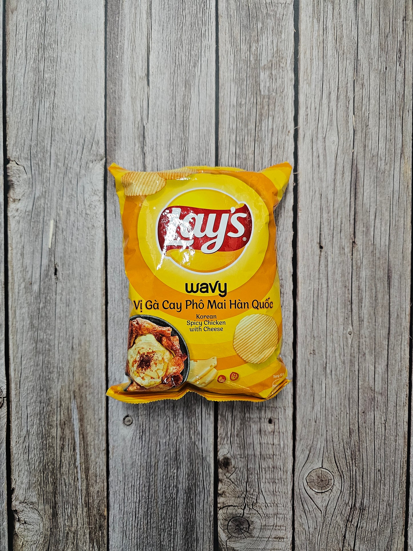 Lay's Korean Spicy Chicken With Cheese Potato Chips [Vietnam]