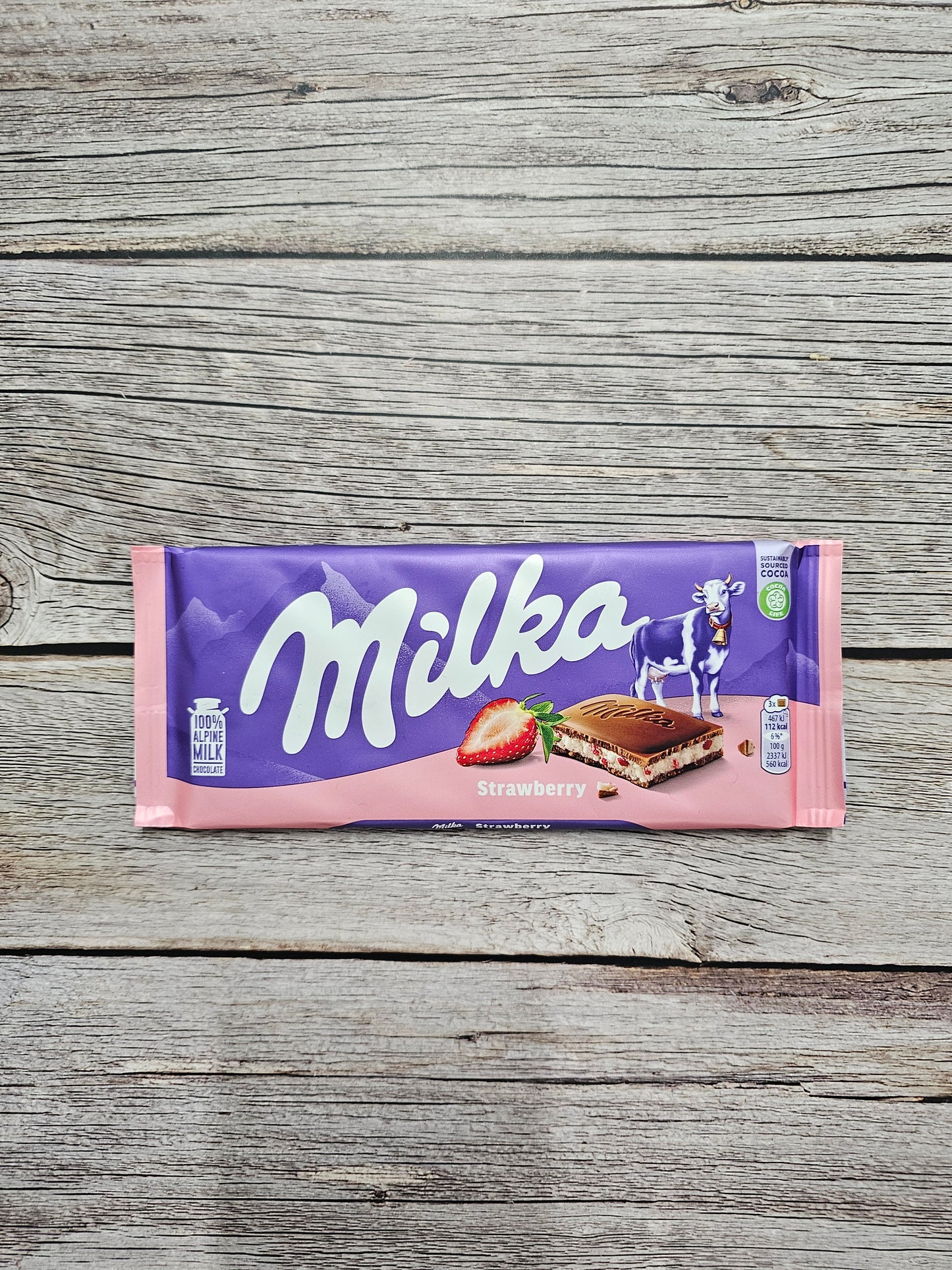 Milka Chocolate Bar - Strawberry [Germany]