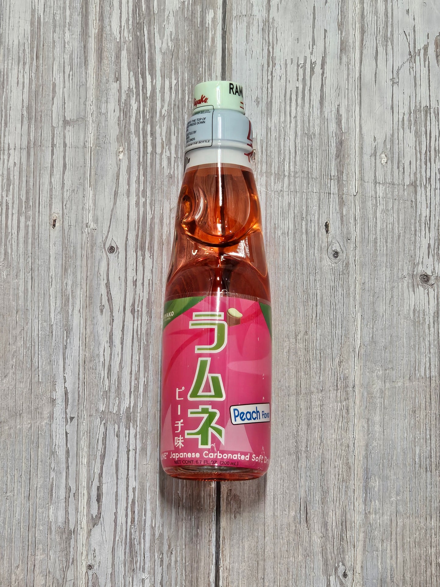 Ramune Soda Japanese Drink - Peach Flavor [Japan]