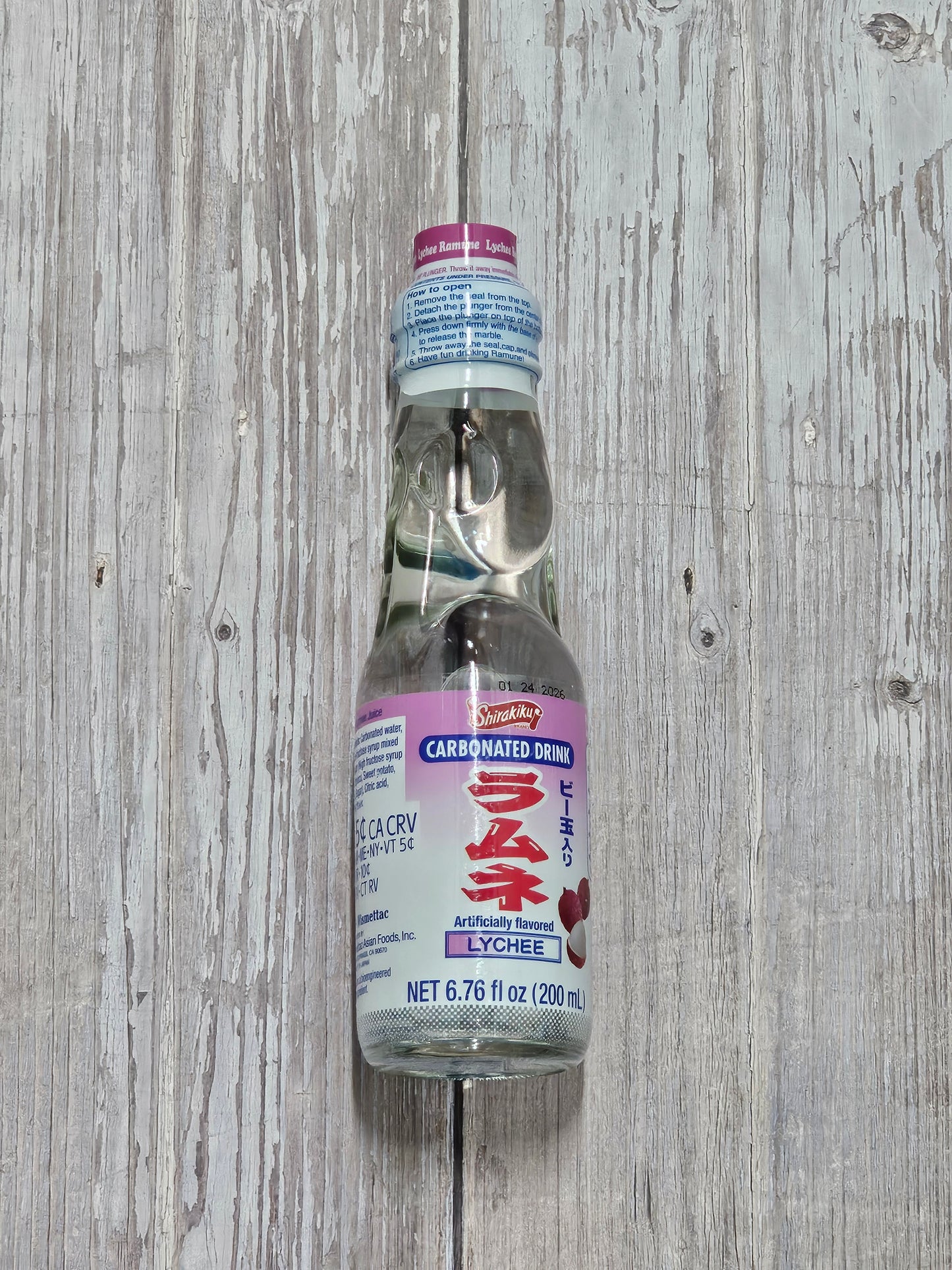 Ramune Soda Japanese Drink - Lychee (Japan)