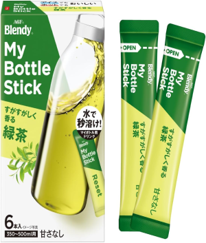 AGF Blendy "My Bottle Stick" Tea - Green Tea [Japan]