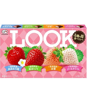 Fujiya Look (4 Types of Strawberry) Chocolate Flavor [Japan]