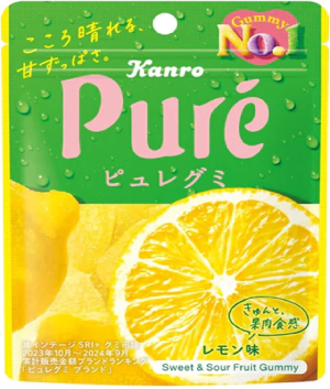 Kanro Pure Gumi Lemon Flavor [Japan]