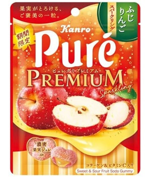 Kanro PureGumi Premium Fruit Apple Sparkling [Japan]
