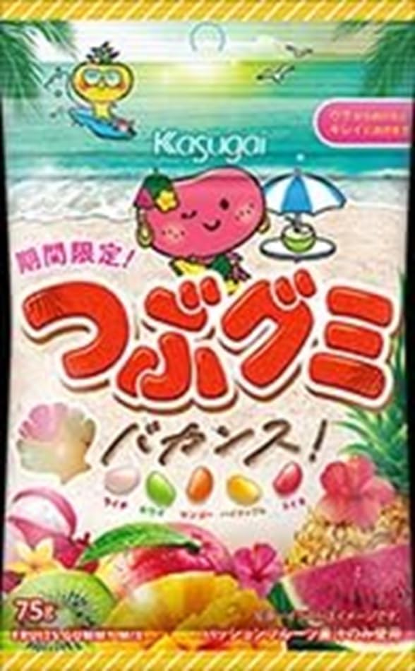 Kasugai Seika Tsubu Gummi Fruit Gummy Candy [Japan]