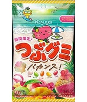 Kasugai Seika Tsubu Gummi Fruit Gummy Candy [Japan]