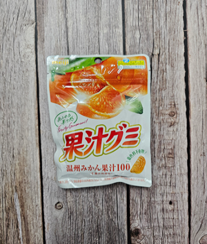 Meiji Fruit Juice Gummy - Unshu Mandarin Orange [Japan]