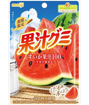 [Limited Release] Meiji Fruit Juice Gummy - Watermelon [Japan]