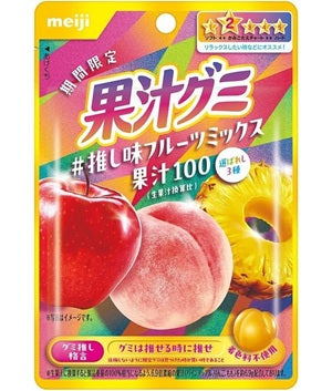 Meiji Gummy Juice Flavored Fruit Mix Flavor [Japan]