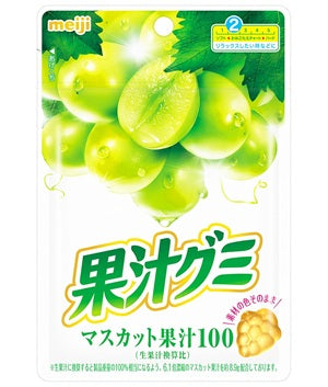 Meiji Juice Gummy Muscat Grape Flavor [Japan]