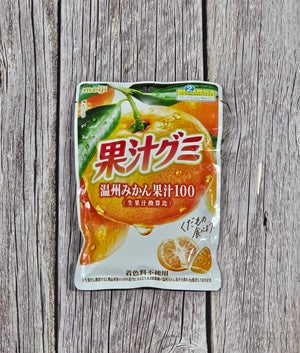 Meiji Fruit Juice Gummy - Unshu Mandarin Orange [Japan]