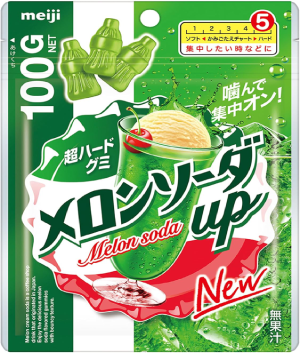 Meiji Melon Soda Up Gummies [Japan]