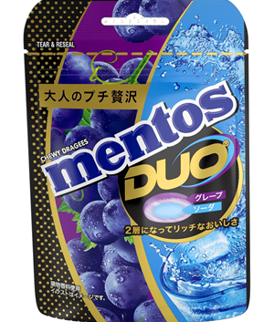 Mentos DUO Grape & Soda [Japan]
