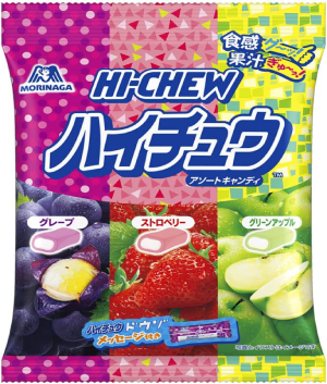 Morinaga Hi-Chew Fruit Assortment (Strawberry/Green Apple/Grape) Flavor [Japan]