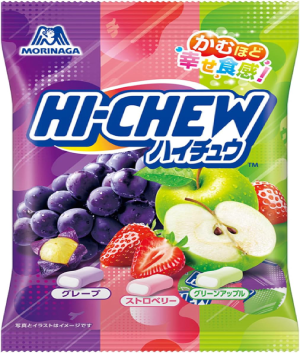 Morinaga Hi-Chew Mixed-Fruit Assortment (Grape/Strawberry/Green Apple) Flavor [Japan]
