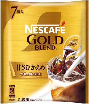 Nescafe Gold Blend Potion Sweet Blend, Iced Coffee (7 capsules) [Japan]