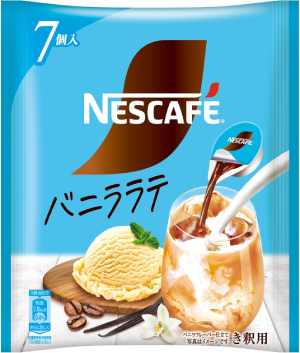 Nescafe Portion Vanilla Latte (7 pieces) [Japan]