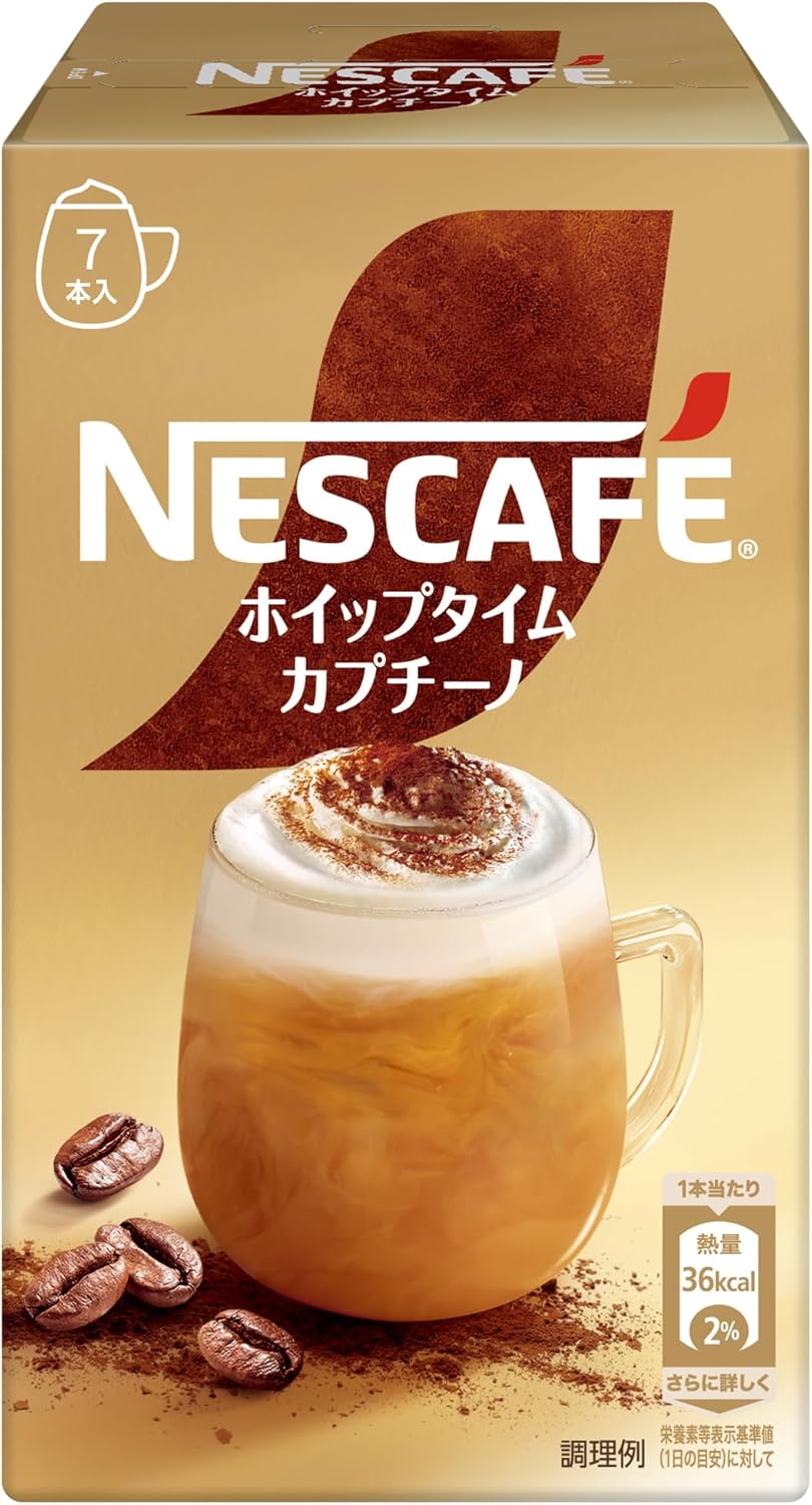 Nescafe Whip Time Cappuccino Flavor (7 sticks) [Japan]