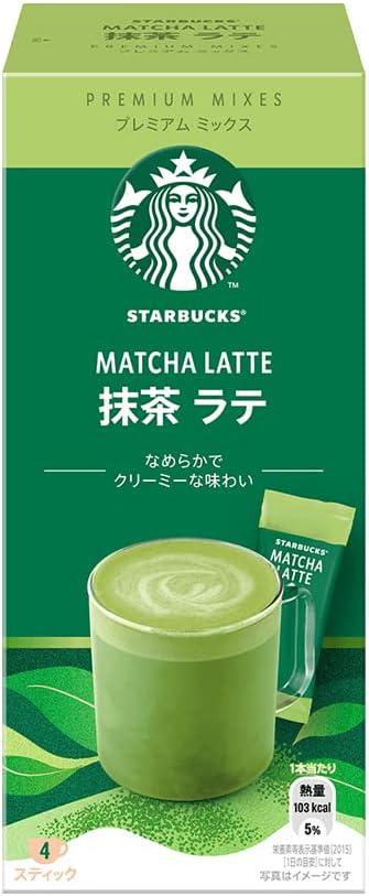 Nestle Starbucks Premium Mix Matcha Latte Stick Coffee (4 sticks) [Japan]