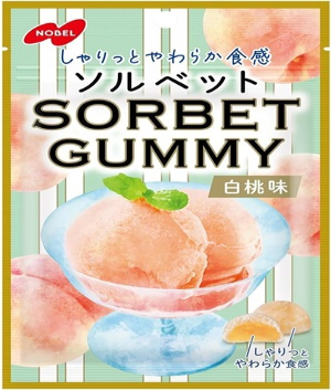 NC Sorbet Gummy White Peach Flavor [Japan]