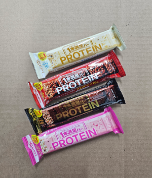 Asahi Brand Cereal Protein Bars 4 Pack [Japan]
