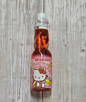 Ramune Soda Japanese Drink - Hello Kitty Strawberry [Japan]