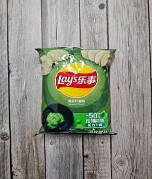 Lay's Wasabi Flavored Potato Chips [Taiwan]