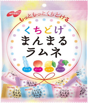 Nobel Seika Kuchidoke Manmaru Ramune Candy [Japan]