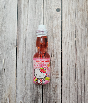 Ramune Soda Japanese Drink - Hello Kitty Strawberry [Japan]