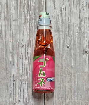 Ramune Soda Japanese Drink - Peach Flavor [Japan]