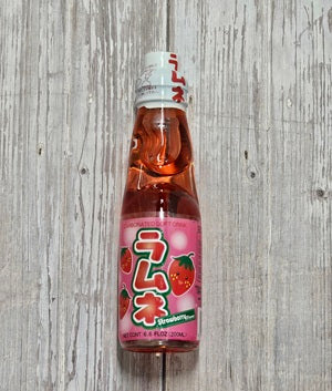 Ramune Soda Japanese Drink - Sweet Strawberry [Japan]