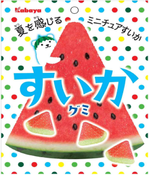 Kabaya Foods Watermelon Gummy [Japan]